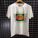 GG Box Logo Glossy Gold Tee White - Photo 1