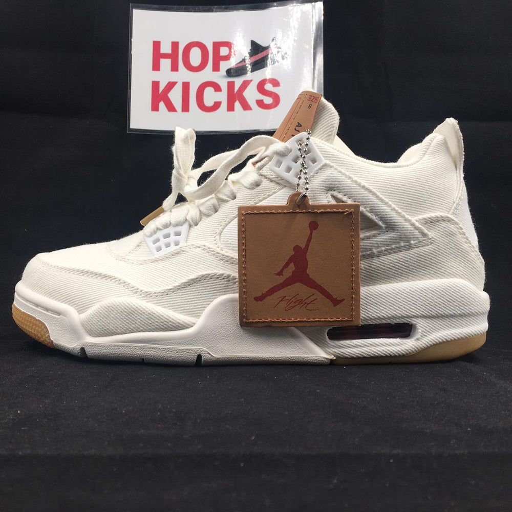 Air Jordan 4 White Denim