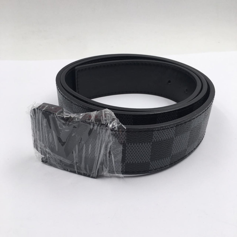 LV Damier Cobalt Belt