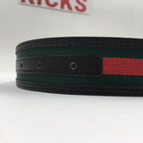 GG Signature Striped Silver Buckle Belt - Photo 5