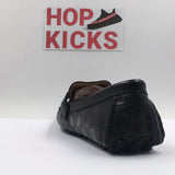 LV Black Checkered Moccasins - Photo 6