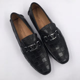 LV Black Checkered Moccasins - Photo 8