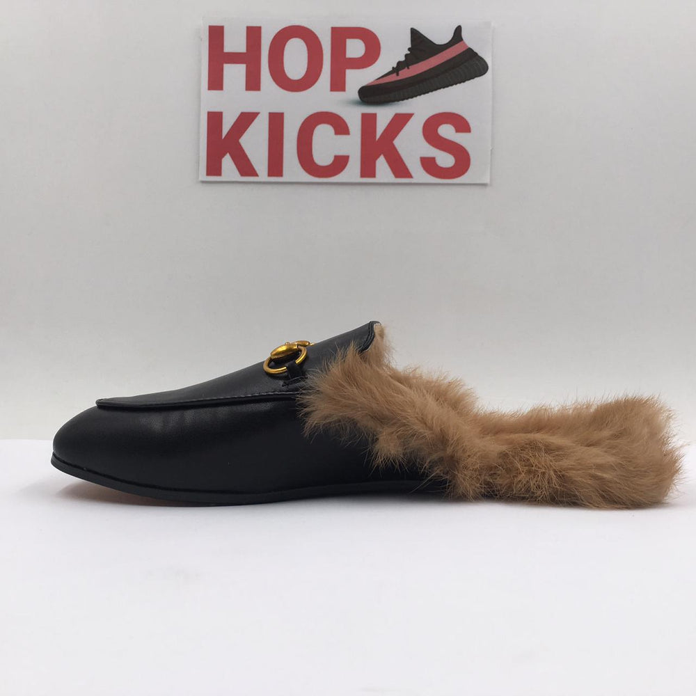 GG Kings Horsebit Fur Loafers