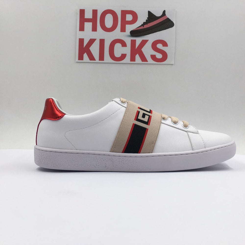 GG White Band Ace Sneakers