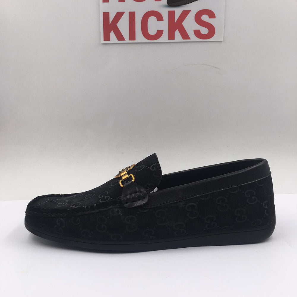 GG Bee Jordaan Velvet Loafers [Economy Batch]