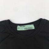 Off-White Split Logo Tee Black [HOP Batch] - Photo 5