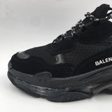 Balenciaga Triple S Black Suede - Photo 4