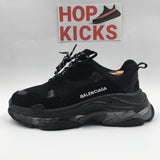Balenciaga Triple S Black Suede - Photo 1