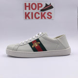 GG White Ace Bee Sneakers [Heel Fold] [Dot Perfect] - Photo 3