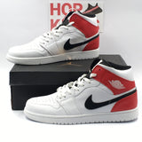 Air Jordan 1 Mid Chicago White - Photo 2