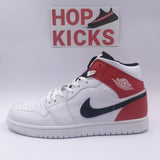 Air Jordan 1 Mid Chicago White - Photo 1