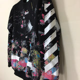 Off-White Galaxy Fireworks Brushed Sweatshirt - Photo 4