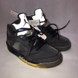 Off-White x Air Jordan 5 Retro Black [Premium Batch] - Photo 2