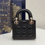 Mini Lady Dior Bag Gray Cannage Lambskin (top tier 1:1 pre order) - Photo 2