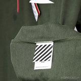 Off-White Dark Green T-Shirt (Economy Batch) - Photo 4