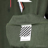 Off-White Dark Green T-Shirt (Economy Batch) - Photo 7