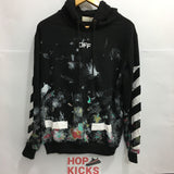 OFF WHITE C/O Virgil Abloh Firework Arrows Galaxy Pullover Hoodies - Photo 2