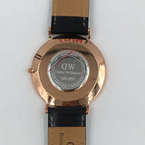 Daniel Wellington Black Leather Golden Watch - Photo 4