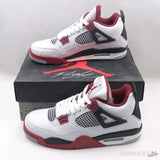 Air Jordan 4 White Maroon - Photo 2