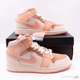 Air Jordan 1 Mid Apricot Orange - Photo 2