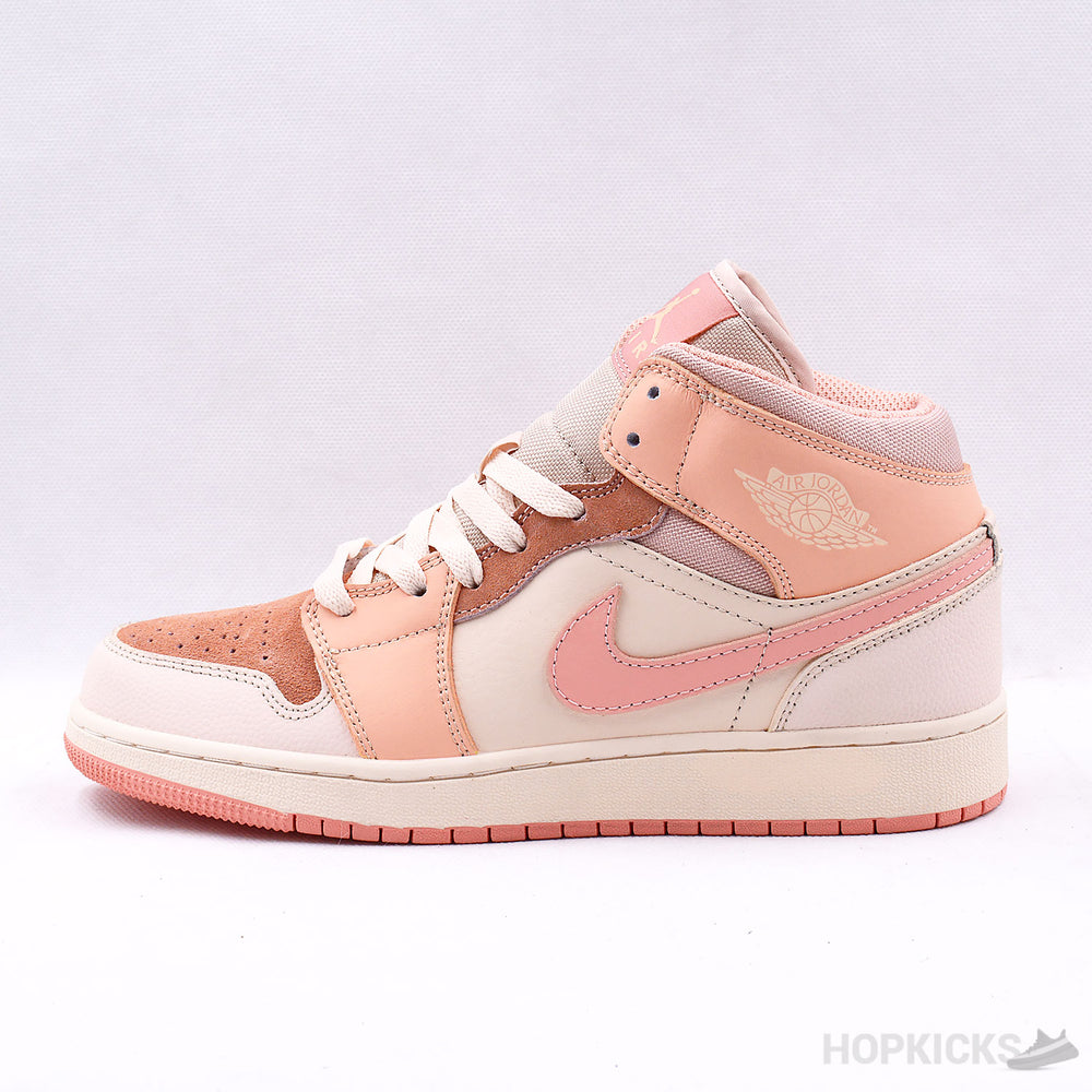 Air Jordan 1 Mid Apricot Orange