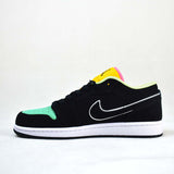 Air Jordan 1 Low Black Aurora Green - Photo 3