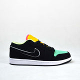 Air Jordan 1 Low Black Aurora Green - Photo 1