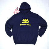 Balenciaga BB Interlock Hoodie Blue [Slight Spots] [Hop Batch] - Photo 1
