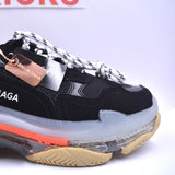 Balenciaga Triple S Black Red - Photo 7