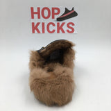 Gucci Fur Lined Leather Loafer Slides - Photo 6