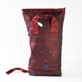 3D Prism Roll Top Backpack Red - Photo 1