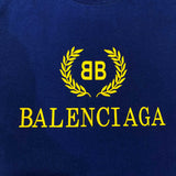Balenciaga Crest Logo Blue Tee [HOP Batch] - Photo 2