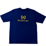 Balenciaga Crest Logo Blue Tee [HOP Batch] - Photo 1