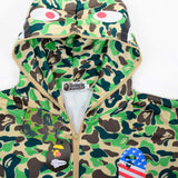 Bape X Adidas Shark Green Camo Hoodie - Photo 5