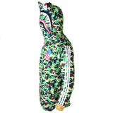 Bape X Adidas Shark Green Camo Hoodie - Photo 2