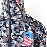 Bape X Adidas Shark Black Camo Hoodie - Photo 3
