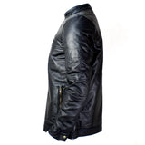 CDL Double Stitch Black Leather Jacket - Photo 3