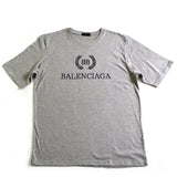 Balenciaga Crest Logo Gray Tee [HOP Batch] - Photo 1