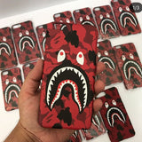 a bathing ape Bape Red Iphone Covers (Glows in Dark) - Photo 1