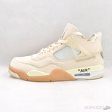 Off-White X Air Jordan 4 Beige - Photo 1