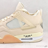 Off-White X Air Jordan 4 Beige - Photo 6