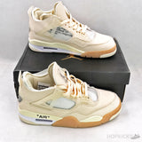 Off-White X Air Jordan 4 Beige - Photo 2