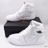 Air Jordan 1 Hi White Black Logo - Photo 2