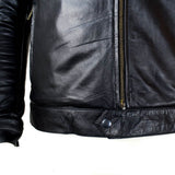 CDL Red Band Black Leather Jacket - Photo 5