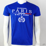 Bale*ciaga Paris Flag Tee Blue - Photo 1