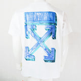 Off-White Blue Marker Arrows Tee - Photo 1