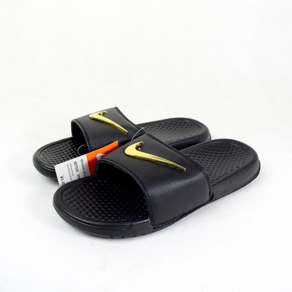 Benassi Swoosh Gold Black [Economy Version]