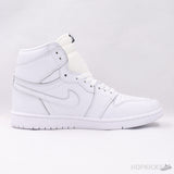 Air Jordan 1 Hi White Black Logo - Photo 3