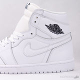 Air Jordan 1 Hi White Black Logo - Photo 7