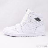Air Jordan 1 Hi White Black Logo - Photo 1